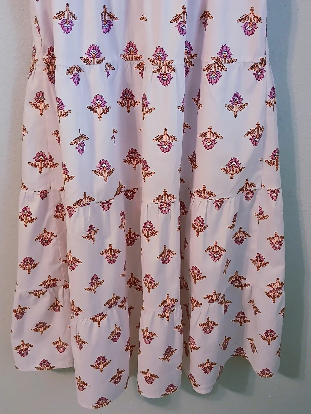 J. Crew Pink Floral Willa Midi Dress Size 2 Pink Opal Cottagecore